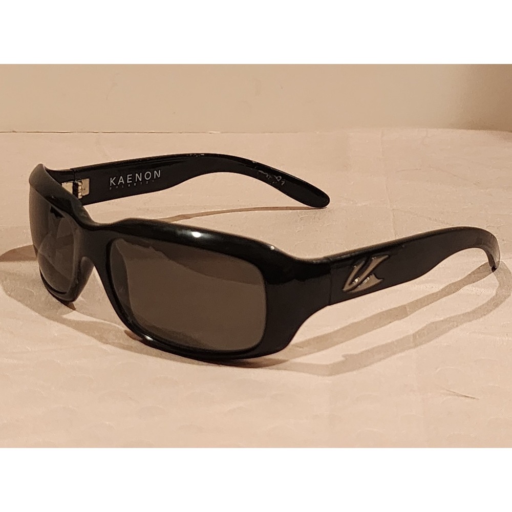 Kaenon Bolsa Black Framed Polarized Sunglasses Made In Italy Mens